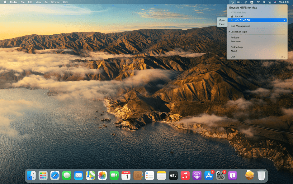 read and write ntfs on mac big sur
