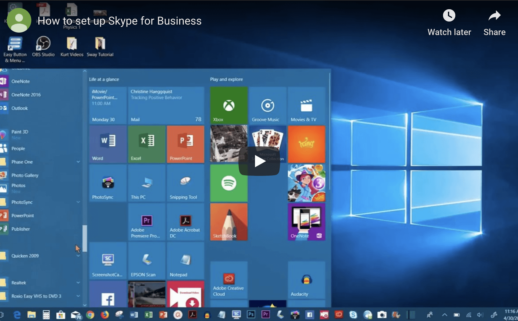 How to set up Skype for Business