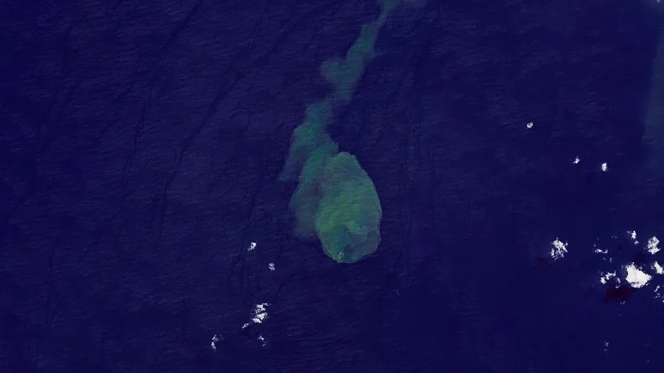 NASA Capture Satellite Images of Underwater Volcano Named Sharkano 