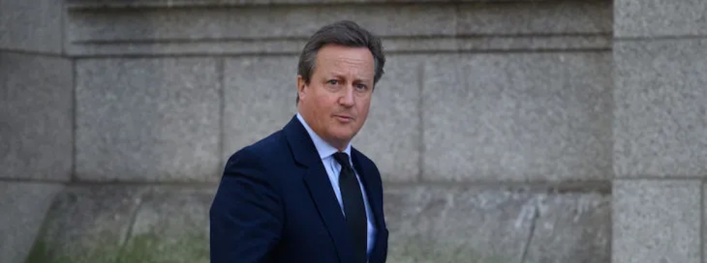 David Cameron Appointed Foreign Secretary and Peer