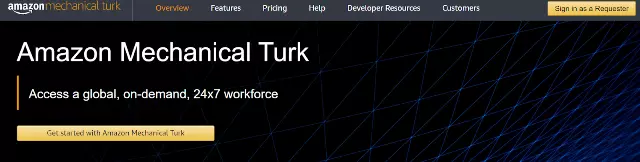 Mechanical Turk Manual and Repetitive Tasks